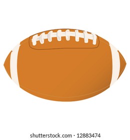 Vector illustration of a football