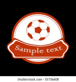 vector illustration of football
