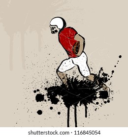 Vector Illustration of a Football Background