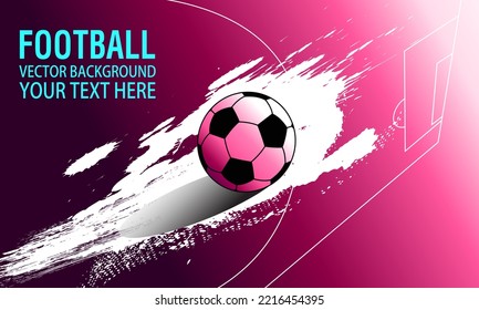 vector illustration football cup background. soccer ball, Sport poster, infinity concept background
