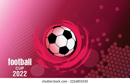 vector illustration football cup, Football or soccer abstract background