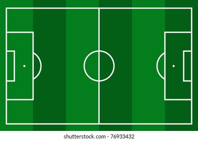 vector illustration of football field