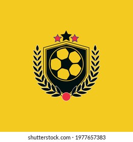 Vector illustration of Football Logo Badge, sport logo, team identity.