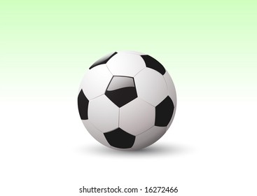 Vector illustration of a Football / Soccer ball.