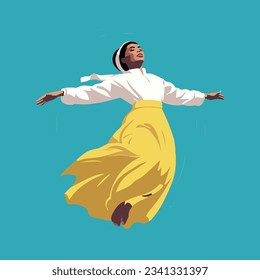 Vector illustration for: The Assumption of Mary into Heaven, also known as the Feast of Saint Mary the Virgin and the Falling Asleep of the Blessed Virgin Mary or Dormition of the Mother of God