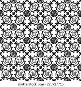 Vector illustration of forged seamless pattern. Clip art.