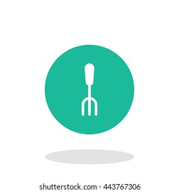 Vector illustration of fork icon