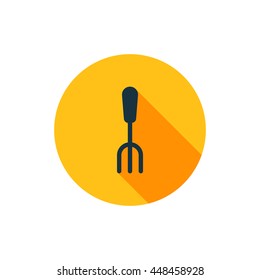 Vector illustration of fork icon