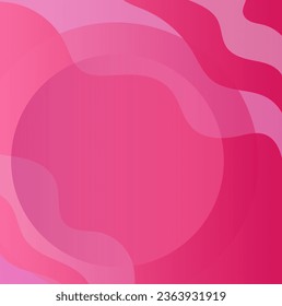 Vector illustration in the form of an abstract geometric pattern on a pink background