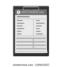 Vector illustration of form and document logo. Collection of form and mark stock symbol for web.