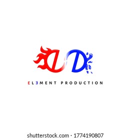 Ilustración vectorial en forma de logotipo terminado