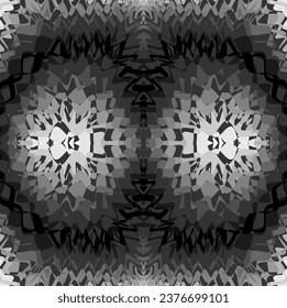 Vector illustration in the form of a gray abstract pattern on a white background
