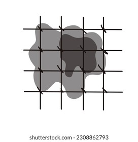 vector, illustration forms a strong floor slab.