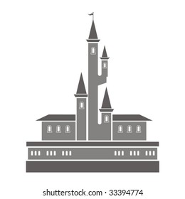 Vector illustration of a fortress.