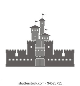 Vector illustration of a fortress.