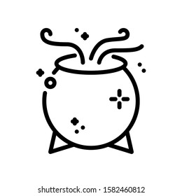 Vector illustration of a fortune teller icon. concoction of fortune teller on a white background. pixel perfect at 64x64 pixels. outline style