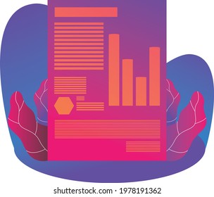 Vector illustration fot web banner or landing page. Achieve income growth. Increase the concept vector, Business concept.