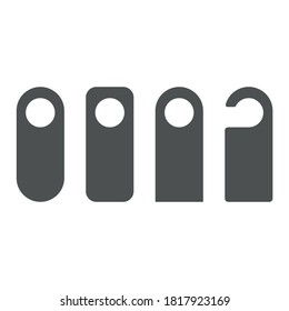 
Vector illustration.
Four different door tags.