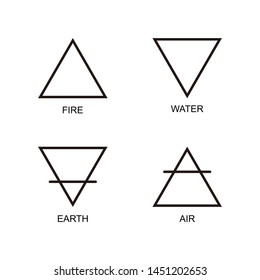 8,957 Four Elements Triangle Images, Stock Photos & Vectors 