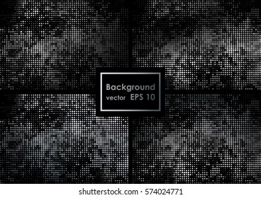 Vector illustration with four halftone patterns. Colorful abstract vector background.