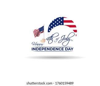 vector illustration for Fourth of July Independence Day, 