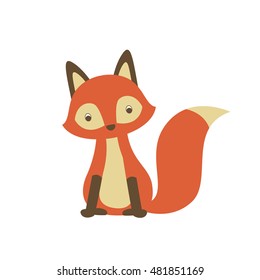 Vector Illustration of a Fox