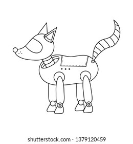 Vector illustration of fox and animal logo. Collection of fox and wild stock vector illustration.