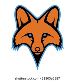 Vector illustration of Fox Mascot E sport Logo