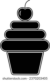 vector illustration of fragrant bread on a transparent background