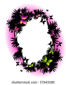 vector illustration of frame