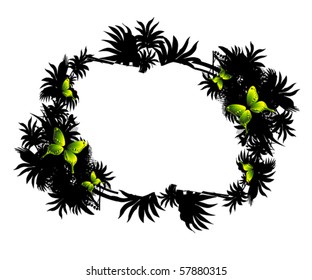 vector illustration of frame