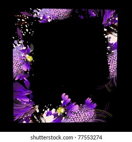 vector illustration of frame