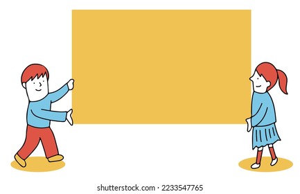 Vector illustration frame of education concept.