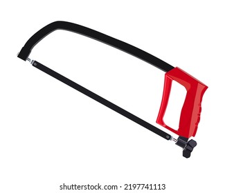 Vector Illustration of frame hacksaw isolated on white background.