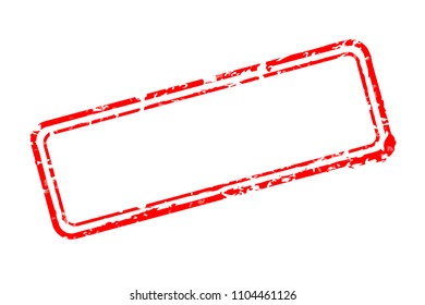 Vector illustration frame of rubber stamp