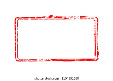 Vector illustration frame of rubber stamp