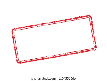 Vector illustration frame of rubber stamp