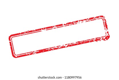 Vector illustration frame of rubber stamp