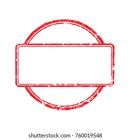 Vector Illustration Frame Rubber Stamp Stock Vector (Royalty Free ...