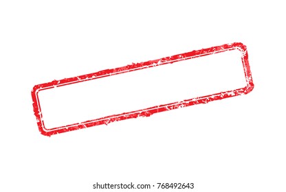 Vector illustration frame of rubber stamp