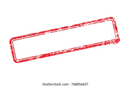 Vector illustration frame of rubber stamp
