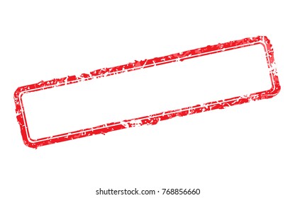 Vector illustration frame of rubber stamp