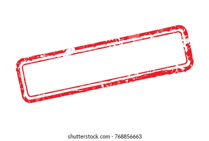 Vector illustration frame of rubber stamp