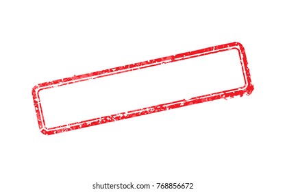 Vector illustration frame of rubber stamp