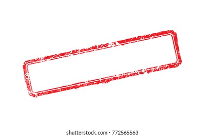 Vector illustration frame of rubber stamp