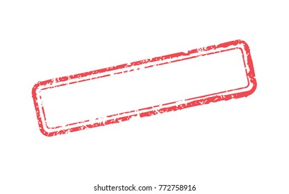 Vector illustration frame of rubber stamp