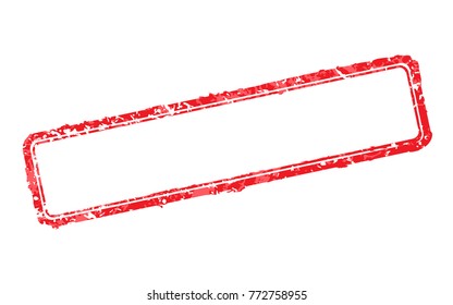 Vector illustration frame of rubber stamp