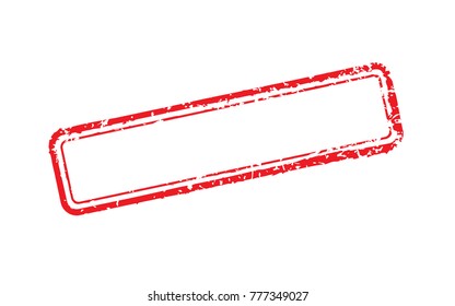 Vector illustration frame of rubber stamp
