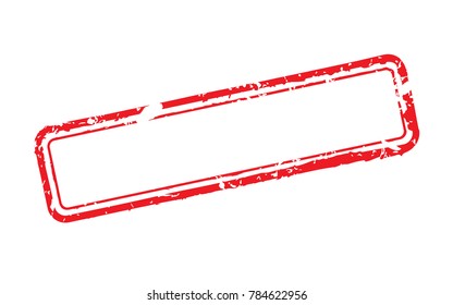 Vector illustration frame of rubber stamp