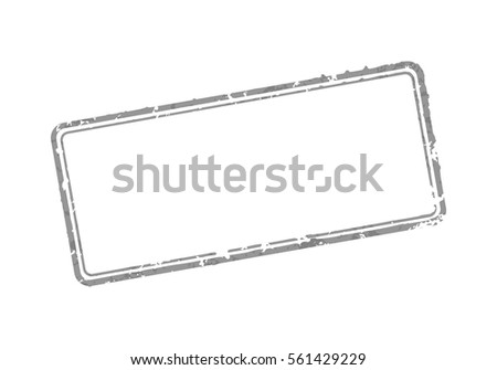 Vector illustration frame of rubber stamp